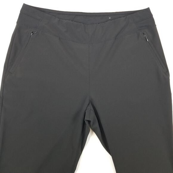 Chicos Zenergy Pants Womens 1R US 8R Black Stretch Straight Leg Zip Pockets - Picture 4 of 11